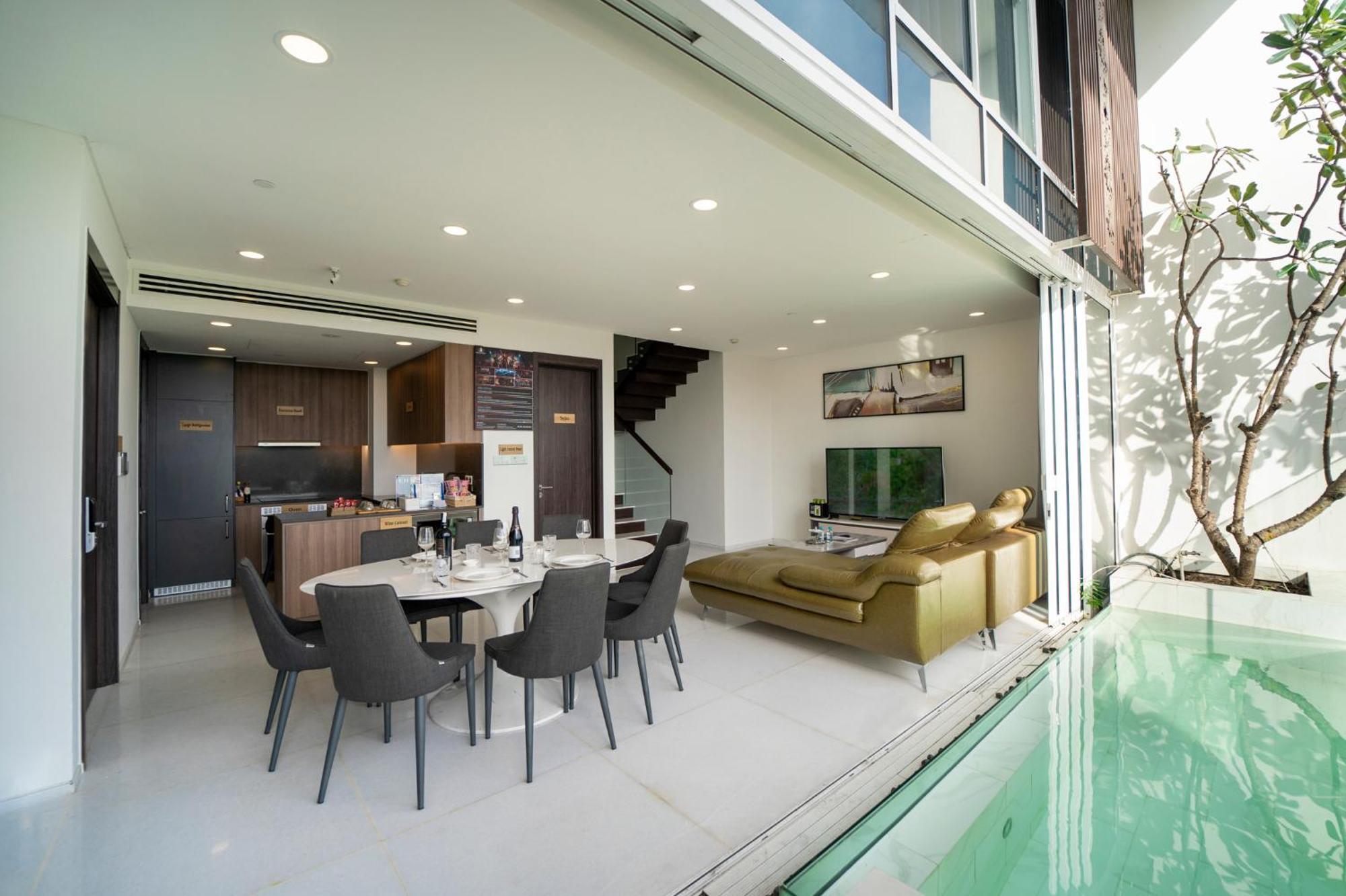 Serenity Saigon Sky Villas - Free One Way Airport Shuttle 호치민 외부 사진